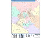 Lexington <br /> Wall Map <br /> Color Cast Style 2025 Map