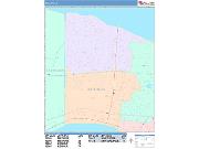 Kenner <br /> Wall Map <br /> Color Cast Style 2025 Map