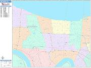Metairie <br /> Wall Map <br /> Color Cast Style 2025 Map