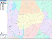 Malden <br /> Wall Map <br /> Color Cast Style 2025 Map