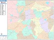 Newton <br /> Wall Map <br /> Color Cast Style 2025 Map