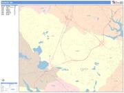 Peabody <br /> Wall Map <br /> Color Cast Style 2025 Map