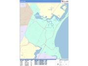 Revere <br /> Wall Map <br /> Color Cast Style 2025 Map