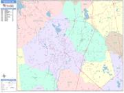 Taunton <br /> Wall Map <br /> Color Cast Style 2025 Map