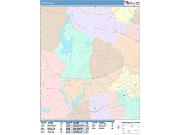 Waltham <br /> Wall Map <br /> Color Cast Style 2025 Map