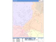 Frederick <br /> Wall Map <br /> Color Cast Style 2025 Map