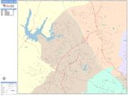 Germantown <br /> Wall Map <br /> Color Cast Style 2025 Map