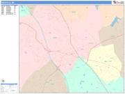 Rockville <br /> Wall Map <br /> Color Cast Style 2025 Map