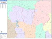 Towson <br /> Wall Map <br /> Color Cast Style 2025 Map