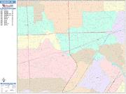 Dearborn <br /> Wall Map <br /> Color Cast Style 2025 Map
