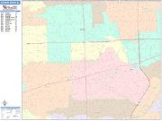 Dearborn Heights <br /> Wall Map <br /> Color Cast Style 2025 Map
