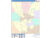 Flint <br /> Wall Map <br /> Color Cast Style 2025 Map
