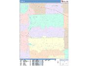 Livonia <br /> Wall Map <br /> Color Cast Style 2025 Map