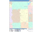 Rochester Hills <br /> Wall Map <br /> Color Cast Style 2025 Map
