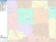 Troy <br /> Wall Map <br /> Color Cast Style 2025 Map