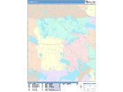 Waterford <br /> Wall Map <br /> Color Cast Style 2025 Map