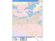 West Bloomfield <br /> Wall Map <br /> Color Cast Style 2025 Map