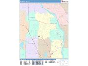 Brooklyn Park <br /> Wall Map <br /> Color Cast Style 2025 Map