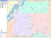 Eagan <br /> Wall Map <br /> Color Cast Style 2025 Map