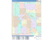 Minneapolis <br /> Wall Map <br /> Color Cast Style 2025 Map