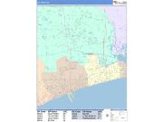 Gulfport <br /> Wall Map <br /> Color Cast Style 2025 Map