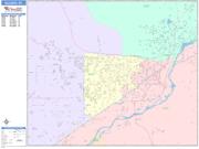 Billings <br /> Wall Map <br /> Color Cast Style 2025 Map