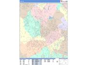 Cary <br /> Wall Map <br /> Color Cast Style 2025 Map