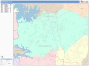 Huntersville <br /> Wall Map <br /> Color Cast Style 2025 Map