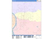 Bismarck <br /> Wall Map <br /> Color Cast Style 2025 Map