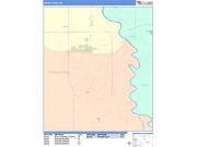 Grand Forks <br /> Wall Map <br /> Color Cast Style 2025 Map