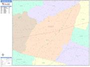 Irvington <br /> Wall Map <br /> Color Cast Style 2025 Map