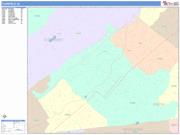 Plainfield <br /> Wall Map <br /> Color Cast Style 2025 Map