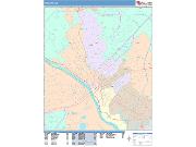 Trenton <br /> Wall Map <br /> Color Cast Style 2025 Map