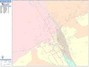 Las Cruces <br /> Wall Map <br /> Color Cast Style 2025 Map