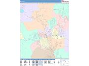 Reno <br /> Wall Map <br /> Color Cast Style 2025 Map