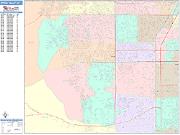 Spring Valley <br /> Wall Map <br /> Color Cast Style 2025 Map
