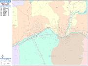 Binghamton <br /> Wall Map <br /> Color Cast Style 2025 Map