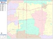 Cheektowaga <br /> Wall Map <br /> Color Cast Style 2025 Map