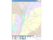 Troy <br /> Wall Map <br /> Color Cast Style 2025 Map