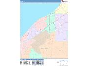 Euclid <br /> Wall Map <br /> Color Cast Style 2025 Map