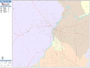 Hamilton <br /> Wall Map <br /> Color Cast Style 2025 Map