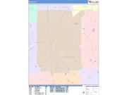 Moore <br /> Wall Map <br /> Color Cast Style 2025 Map