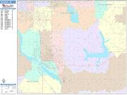 Norman <br /> Wall Map <br /> Color Cast Style 2025 Map