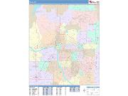 Tulsa <br /> Wall Map <br /> Color Cast Style 2025 Map