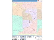 Beaverton <br /> Wall Map <br /> Color Cast Style 2025 Map