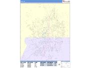Bend <br /> Wall Map <br /> Color Cast Style 2025 Map