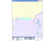Corvallis <br /> Wall Map <br /> Color Cast Style 2025 Map