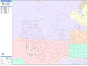 Hillsboro <br /> Wall Map <br /> Color Cast Style 2025 Map