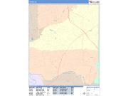 Tigard <br /> Wall Map <br /> Color Cast Style 2025 Map