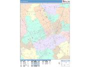 Allentown <br /> Wall Map <br /> Color Cast Style 2025 Map